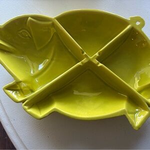 Vintage  Florett 1951 Murray pig shaped divided pottery